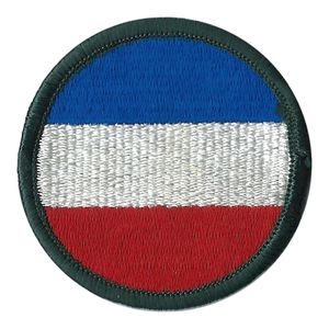 Insigne de bras du Royal Logistic Corps 16 Regiment Brodé à la machine Rouge Bleu Fait Durable Nylon Polyester Taille personnalisable Haute - Product Image 6