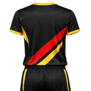 Ensemble de maillot et uniforme de volley-ball imprimé par sublimation, logo et design personnalisés, 100% polyester, unisexe adulte - Product Image 6