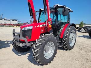 Tracteur AGCO Massey Ferguson 4710 4x4 d'occasion en bon état avec moteur de 100 CV, boîte de vitesses automatique, garantie de 2 ans, travaux agricoles et de construction - Product Image 6