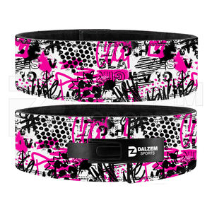 Wholesale Customized 10mm Thick <b>Fitness</b> <b>Safety</b> Belt with Sublimation Colorful Lever Buckle for Weight Lifting - Product Image 1