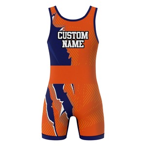 Combinaison de lutte avec équipement de lutte, uniforme de lutte pour hommes, combinaison de lutte personnalisée OEM - Product Image 3