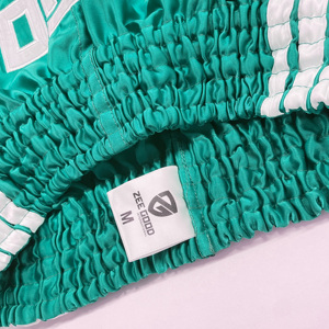 กางเกงขาสั้นฝึกซ้อมมวยไทยสำหรับผู้ชายแบบปรับแต่งได้2025ผ้าใบพิมพ์ดิจิตอลลายทึบสไตล์ลำลองระบายอากาศได้ดีแห้งเร็ว - Product Image 5