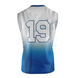Youth Football 7 V 7 Uniforms Sleeveless Breathable Sets 100% Polyester Men - Product Image 4