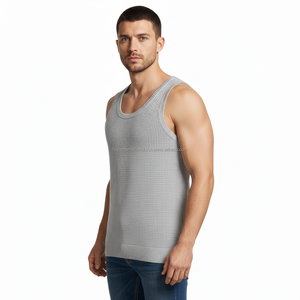 Débardeur Homme Sportif Col V Sans Manches en Polyester Anti-rétrécissement Séchage Rapide pour Gym, Fitness, Course et Basketball - Product Image 6