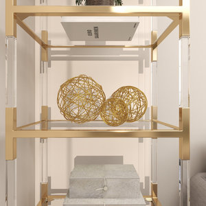 Escultura de Metal de lujo moderna, centro de mesa redondo "Círculo de elegancia" para decoración sofisticada del hogar - Product Image 6