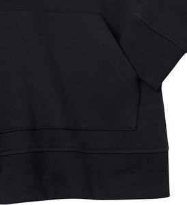 High Quality 100% Cotton Black Athletic Fleece Hoodies for Women Fashionable Plus Size Girls' Custom Printed Winter Autumn - Product Image 2