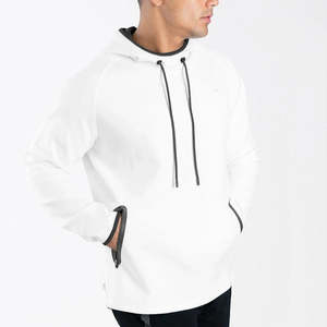 Pulls à capuche privés au design personnalisé, étiquetage avec poche zippée, sweats à capuche légers pour hommes de grande taille OEM vente en gros - Product Image 6