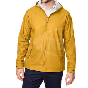 Logo personnalisé Veste coupe-vent en polyester respirante à capuche pour la course en plein air - Product Image 5