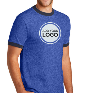 Camiseta Personalizada con Logotipo, Estilo Vintage, Cuello y Mangas con Ribetes en Contraste, Tejido Grueso, Servicio DDP Gratuito - Product Image 3