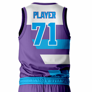 Sublimación impresa logotipo personalizado diseño baloncesto uniforme transpirable baloncesto desgaste conjuntos para adultos - Product Image 2