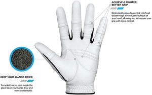 Factory Direct Sale Design Your Own Logo <b>Soft</b> Full Color Cabretta Leather Breathable Golf Glove Sports Customized sheepskin - Product Image 6