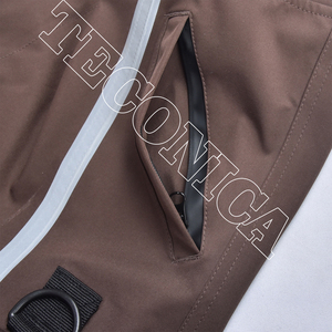 Venta al por mayor de los hombres de cintura alta OEM Casual Deporte al aire libre Pantalones a prueba de viento de pierna ancha pantalones de esquí sueltos Fit Snowboard Pantalones para hombres - Product Image 3