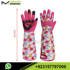 <b>Leather</b> <b>Garden</b> <b>Gloves</b> Security Protection Safety Workers Safety Working <b>Gloves</b> for Men - Product Image 6