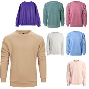 Fábrica profesional Hombres Sudadera Algodón Poliéster Pullover Estilo Casual Loose Fit Diseño de logotipo personalizado - Product Image 1