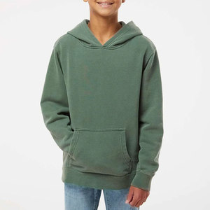Sudadera Juvenil Holgada Personalizada de Peso Medio con Capucha Teñida con Pigmentos - Product Image 3