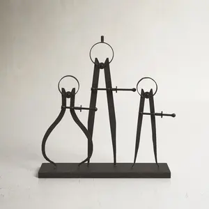 Escultura de aluminio puro Nueva escultura en forma de grúa Elegante para la decoración del hogar Nuevos últimos adornos - Product Image 4