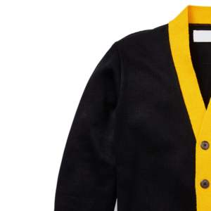 Cardigan décontracté pour femme, tricot multicolore, logo, sororités, fraternités et collège, pull en cachemire, boutons décoratifs sur le devant - Product Image 4