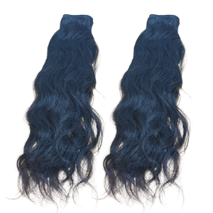 Cabello Natural Indonesio 100% Humano Remy Virgen, Cabello Crudo con Cutícula Alineada, Sin Enredos, Onda Natural, Doble Trama a Máquina - Product Image 1