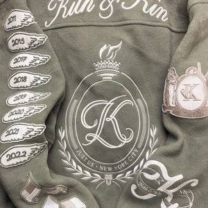 เสื้อแจ็คเก็ตวาร์ซิตี้ผู้ชายแบบลำลองสั่งทำพิเศษ คอตั้ง คุณภาพพรีเมียม  มีจำหน่ายหลายสี - Product Image 5