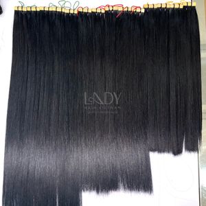 ช่อผมมนุษย์แบบติดกระดูกสีธรรมชาติแบบ100% เวียดนามพร้อมเทป2025 - Product Image 1