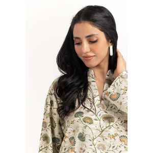 Chemisier ample de luxe marron en viscose imprimée pour femme, avec dentelle et décoration florale en popeline satinée, tailles XL à 4XL, idéal printemps-automne - Product Image 2