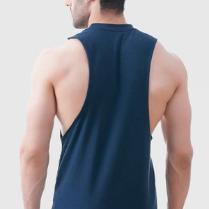 Nuevas camisetas sin mangas de algodón 100% para hombre a la moda, fabricante personalizado en blanco para entrenamiento de Culturismo - Product Image 6