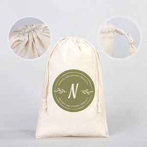 <b>Large</b> Size 8 W X 12 H Inch Cotton Canvas <b>Drawstring</b> Pouch <b>bag</b> For Gifting Purpose Packaging bento handbag cabinet polish <b>bags</b> - Product Image 4