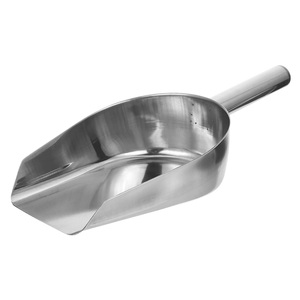 Haute qualité en acier inoxydable argent glace farine pelle barre glace farine utilitaire Scoop métal pop-corn nourriture glace Scoop - Product Image 2