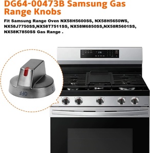 Phạm vi lò nướng bếp núm điều khiển DG64-00473B nâng cấp thép không gỉ Màu lò <span class=keywords><strong>Knob</strong></span> phạm vi bếp knobs - Product Image 5