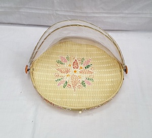 Best Quality Unique Design Colorful Wedding <b>Baskets</b> Handcraft <b>Bamboo</b> <b>Basket</b> for Storage and Decor From Vietnam - Product Image 6