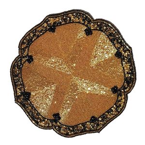 Napperon décoratif perlé en verre rond fabriqué à la main beau napperon pour Table à manger tapis de cadeau de Festival pour Table centrale - Product Image 6