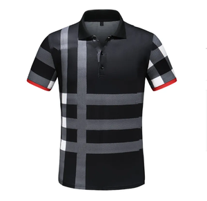Concevez votre propre polo de marque à manches courtes en polyester pour hommes, t-shirts polo de golf pour hommes, de haute qualité - Product Image 2