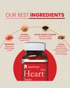 Tabletas Nano de Hierbas Ayurvédicas como Berberina, Arjunchhal, Esterol Vegetal, Tabletas de Ajo sin Efectos Secundarios - Product Image 3