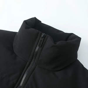 Veste d'hiver rembourrée pour hommes de haute qualité surdimensionnée 11 couleurs bouffée chaude épaisse avec Logo personnalisé col montant vêtements à bulles - Product Image 4