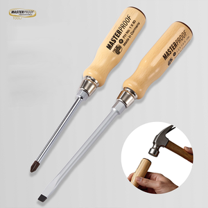 Destornillador Magnético MASTERPROOF de Mango Único de <span class=keywords><strong>Madera</strong></span>, Puntas Planas y Phillips para Trabajos en <span class=keywords><strong>Madera</strong></span> - Product Image 4