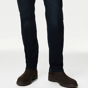 Pantalones Vaqueros de lona de nuevo estilo personalizados de fábrica para hombre, Pantalones rectos ajustados informales, transpirables de secado rápido, color y tamaño personalizados - Product Image 5