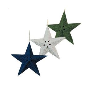 Newly Designed <b>Hanging</b> Metal Star <b>Christmas</b> Decor in All Colors UV Printed for Home and Holiday Decoration for Crafts - Product Image 1