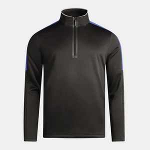 Sweat-shirts à capuche en molleton français personnalisés, fermeture éclair, 1/4 zip, pull-over, 400 g/m², 100 % coton, fermeture éclair - Product Image 1