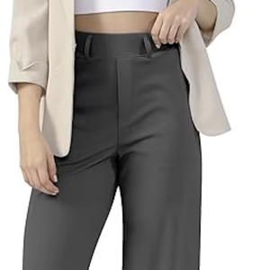 กางเกงขายาวทรงตรงแบบสวมสำหรับผู้หญิง สไตล์ลำลองทางธุรกิจ มีกระเป๋า สินค้ามาใหม่ ขายส่งจากโรงงานโดยตรง - Product Image 1