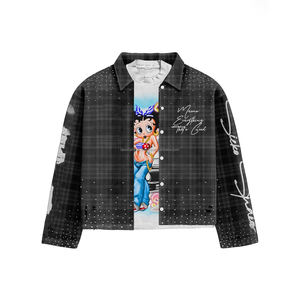 Camiseta de alta calidad 100% algodón, corte cuadrado, 300gsm, informal, holgada, con estampado DTF para mujer y hombre - Product Image 3