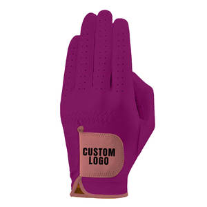 Acheter Personnaliser le Logo Couleur Bas quantité minimale de commande Prix Usine de Haute Qualité Logo Personnalisé/Taille Cabretta en Peau de Mouton Adulte Gants de Golf pour Homme - Product Image 3