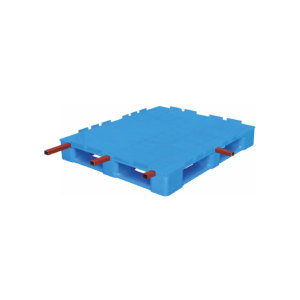 พาเลทพลาสติกอุตสาหกรรมเสริมแรงหน้าเดียว ขนาด 100x120 มม. รุ่น MP-M 5S พร้อมโครงเหล็ก รับน้ำหนักมาก ทางเข้า 4 ทิศทาง - Product Image 1