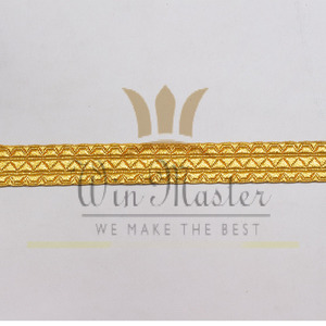 Tresses uniformes en polyester personnalisées de haute qualité pour officiers maçonnique dentelle tresses tissu fabricant direct - Product Image 2