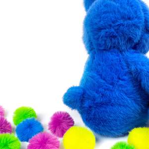 Lemonster Klein màu xanh Thỏ đồ chơi sang trọng siêu mềm figural Cà Rốt (15/38 cm & 31/80 cm) giai điệu Tên ACG - Product Image 4