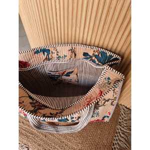 Sac fourre-tout beige Botanic Bae avec fermeture éclair Produit promotionnel - Product Image 3