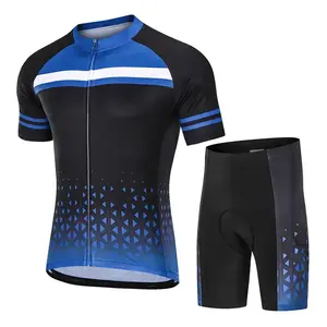 Super-Trend Sublimations-Radsport-Sets schnell trocknend Fahrradbekleidung komplett individuell angefertigte Herren-Radsportuniformen