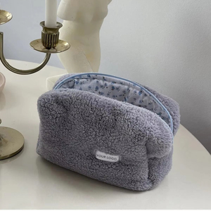 Wholesale Custom <b>Large</b> Capacity Luxury <b>Makeup</b> <b>Bag</b> Plushy Waterproof Organizer for Travel Fashion PC Material with Custom Logo - Product Image 1