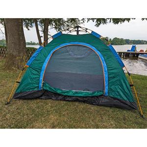 Tente automatique pop-up vert forêt pour 1-2 personnes, modèle BDT - Product Image 1