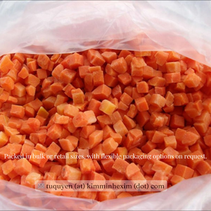 Carottes pelées surgelées LQF, entières, coupées en tranches, emballées sous vide, pour la transformation alimentaire - Product Image 4