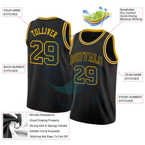 Vente en gros d'uniformes de basket-ball personnalisés, design par sublimation réversible de haute qualité, respirant, taille plus, options OEM direct - Product Image 3
